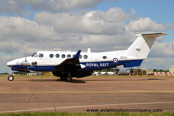 Royal Navy 750 Squadron Beech Avenger T.1 ZZ501 at RIAT Fairford (2014)