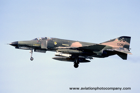 USAF 4 TFW 334 TFS McDonnell F-4E Phantom 72-0136/SJ (1980)