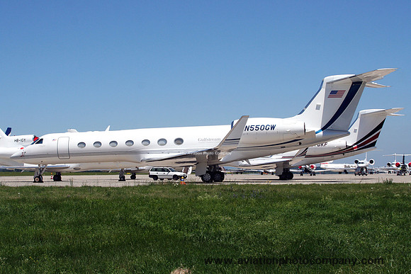 Grand Warehouse Inc Gulfstream GV-SP (G550) N550GW at Geneva (2008)