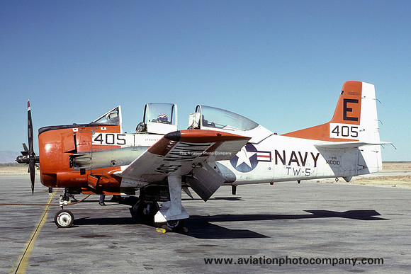 US Navy TW-5 North American T-28B Trojan 140010/E-405 (1979)