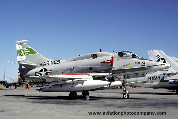 US Marines VX-5 Douglas A-4M Skyhawk 159485/XE-13 (1979)