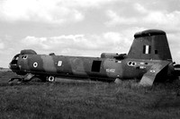 RAF Bristol Belvedere HC.1 XG452 dumped at RAF Ternhill (1973)