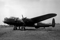RAF Avro Lancaster III ND340 at RAF Moreton Valence (1948)