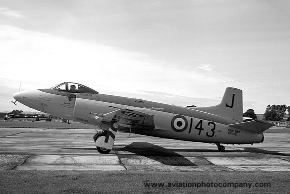 Royal Navy 800 Squadron Supermarine Attacker FB.2 WP292/J143 (1953)