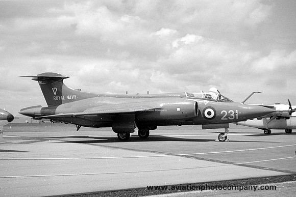 Royal Navy 801 Squadron Blackburn Buccaneer S.2 XV168/V231 (1967)