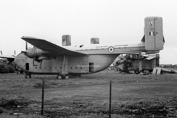 RAF Blackburn Beverley C.1 XL131/L stored at Bicester