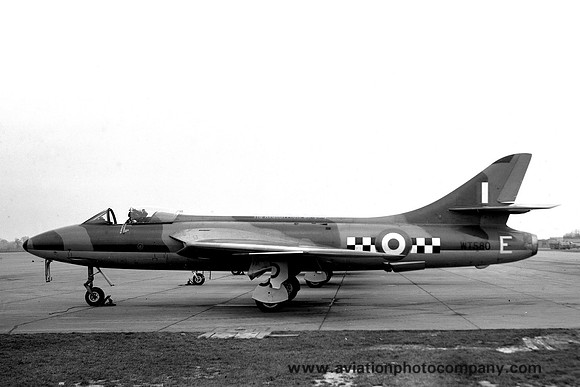 RAF 43 Squadron Hawker Hunter FF.1 WT580/E (1955)