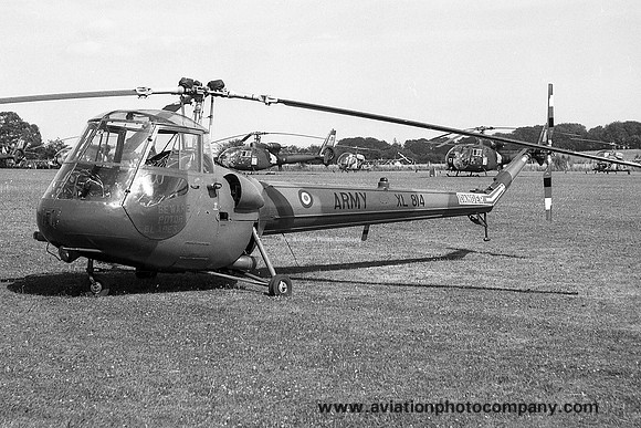 Army Air Corps Saro Skeeter AOP.12 XL814 (1977)