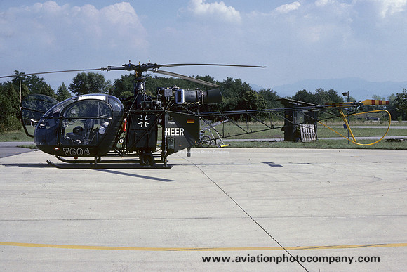 German Army Sud Alouette II 76+04 (1986)