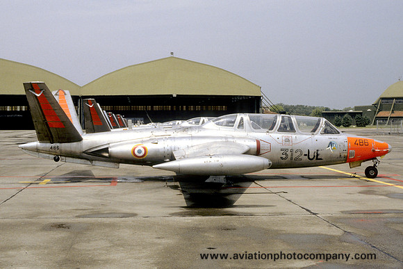 French Air Force GE312 Fouga CM.170 Magister 486/312-UE (1986)