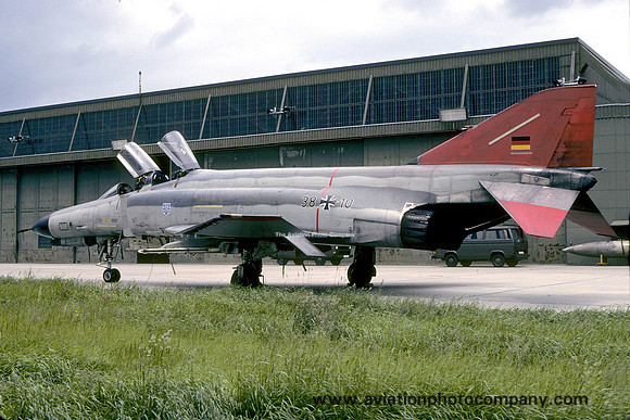 German Air Force JBG35 McDonnell F-4F Phantom 38+10 (1986)