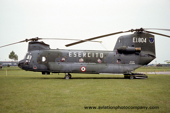 Italian Army Vertol CH-47C Chinook MM80826/EI-804 (1978)