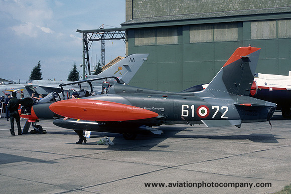 Italian Air Force 61 Stormo Aermacchi MB-339A MM54533/61-72 at RAF Cottesmore (1986)