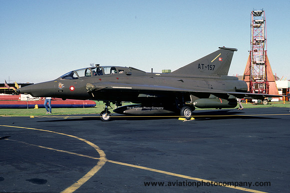 Danish Air Force Esk 725 SAAB Draken TF-35 AT-157 (1986)