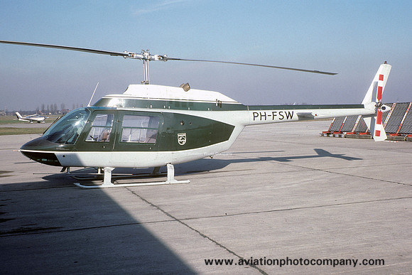 Philips Agusta-Bell 206A Jet Ranger PH-FSW (1977)