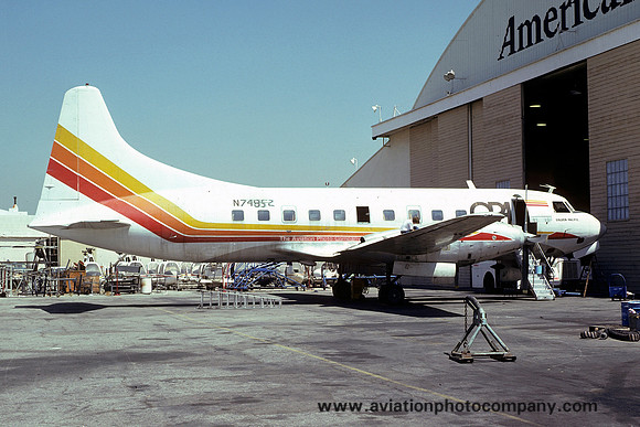 Golden Pacific Airlines Convair 600 N74852 (1976)
