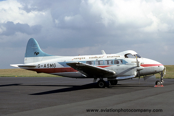 Hawker Siddeley Aviation De Havilland DH.104 Dove 8 G-ASMG (1977)