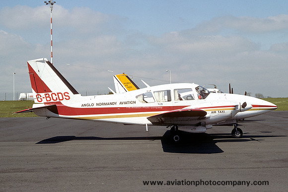 Anglo Normandy Aviation Piper PA-23-250 Aztec E G-BCDS (1977)