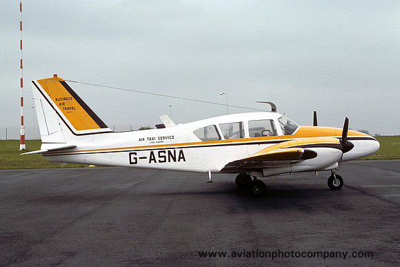 Business Air Travel Piper PA-23-250 Aztec B G-ASNA (1977)