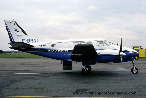 Lucas Air Transport Beech 65 Queen Air F-BRNI (1977)