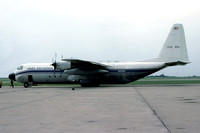 Alaska International Air Lockheed L-100-30 Hercules N107AK at East Midlands (1977)