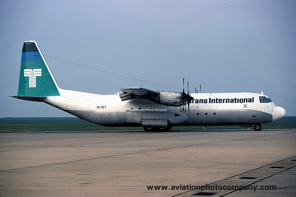 TIA Trans International Airlines Lockheed L-100-30 Hercules N17ST (1977)