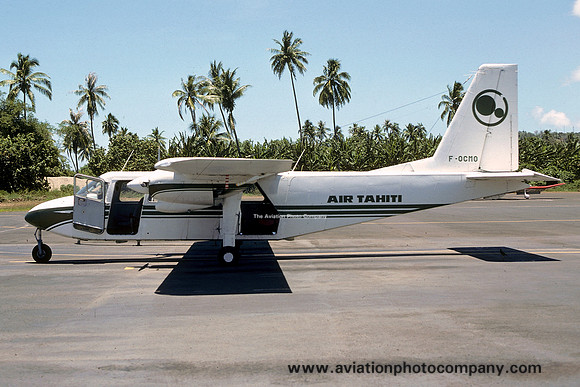 Air Tahiti Britten-Norman BN-2A Islander F-OCMO (1976)