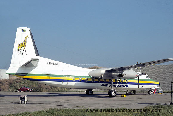 Air Tanzania Fokker F-27-600 Friendship PH-EXC (1977)