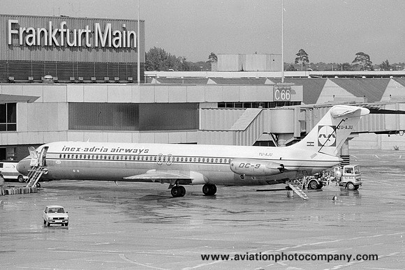 Adria Airways Douglas DC-9-51 YU-AJU (1980)