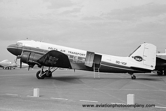 Delta Air Transport Douglas C-47A OO-VDF (1968)