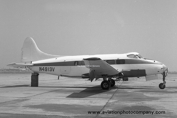 De Havilland DH.104 Dove 5A N4913V stored at Long Beach (1965)