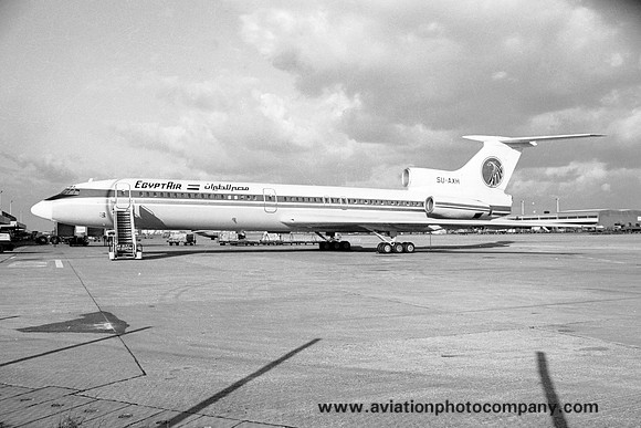Egyptair Tupolev Tu-154A SU-AXH (1974)