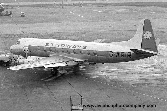 Starways Vickers Viscount G-ARIR at London Heathrow (1961)