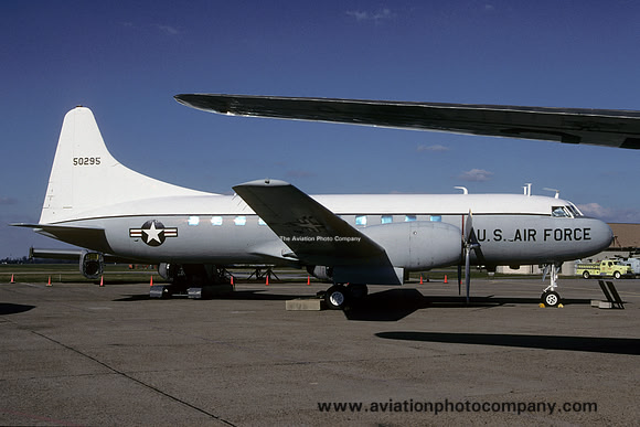USAF Convair C-131D Samaritan 55-0295 displayed at Dover AFB (2000)