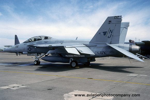 US Navy VFA-122 McDonnell Douglas F/A-18F Super Hornet 165541/NJ-102 (2000)