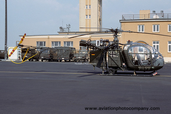 German Army Sud Alouette II 76+77 (1991)