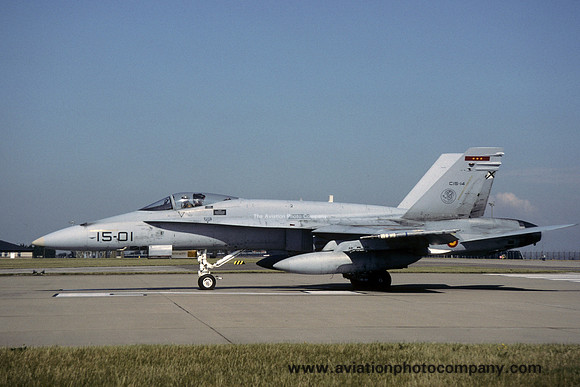 Spanish Air Force Ala 15 McDonnell Douglas EF-18A Hornet C.15-14/15-01 (2002)