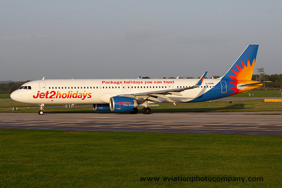 Jet2 Holidays Airbus A321-251NX G-SUND at Manchester IAP (2023)