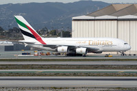 Emirates Airbus A380-842 A6-EVD at Los Angeles IAP (2022)