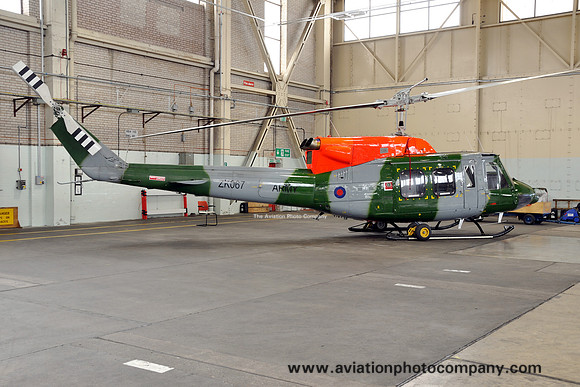 Army Air Corps Bell 212 ZK067 at RAF Shawbury (2011)