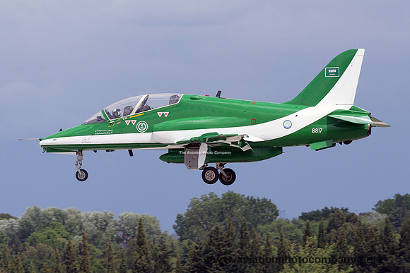 Royal Saudi Air Force Falcons BAE Hawk 65A 8817 at Salon (2023)