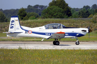 French DGA-EV Pilatus PC-7 579/AI at Salon (2023)