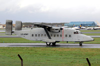 US Army West Virginia ArNG Short C-23B Sherpa 93-1318 at Prestwick (2011)