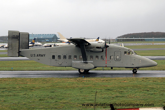 US Army Alaska ArNG Short C-23B Sherpa 93-1333 at Prestwick (2011)