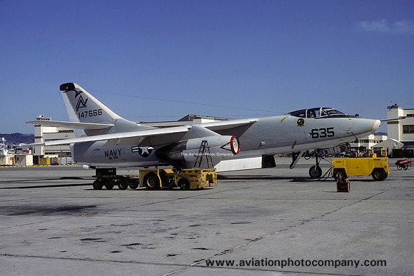 US Navy VAK-308 Douglas EKA-3B Skywarrior 147666/AF-635 (1982)
