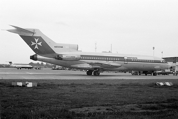 Air Malta (World Airways) Boeing 727-100 N692WA (1976)
