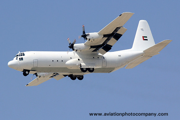 UAE Air Force Lockheed C-130H-30 312 at Dubai IAP (2013)
