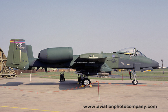 USAF 81 TFW Fairchild A-10A Thunderbolt 82-0655/WR (1992)