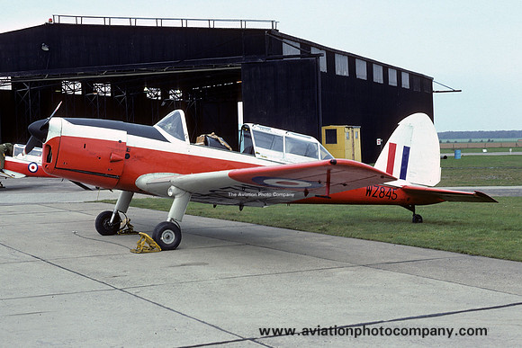 RAF 1 AEF DHC-1 Chipmunk T.10 WZ845 (1976)