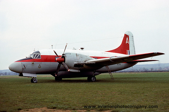 RAF 6 FTS Vickers Varsity T.1 WJ909/A at Sibson (1976)